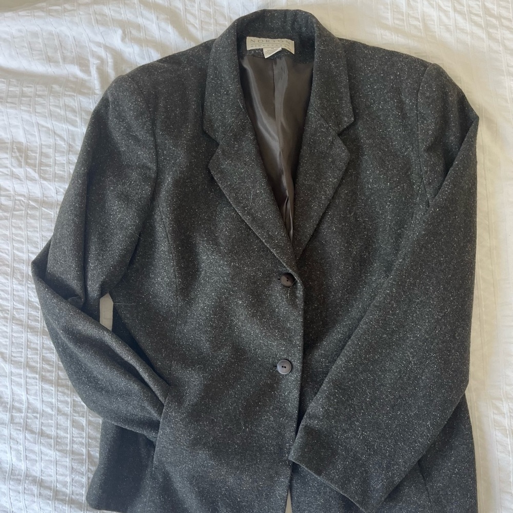 Nordstrom tweed suit jacket size 14